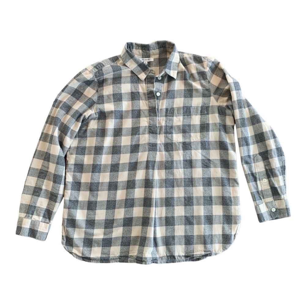 Madewell Flannel Popover